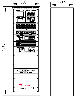 JB-QG-TS3200火災(zāi)報警控制器結(jié)構(gòu)示意圖