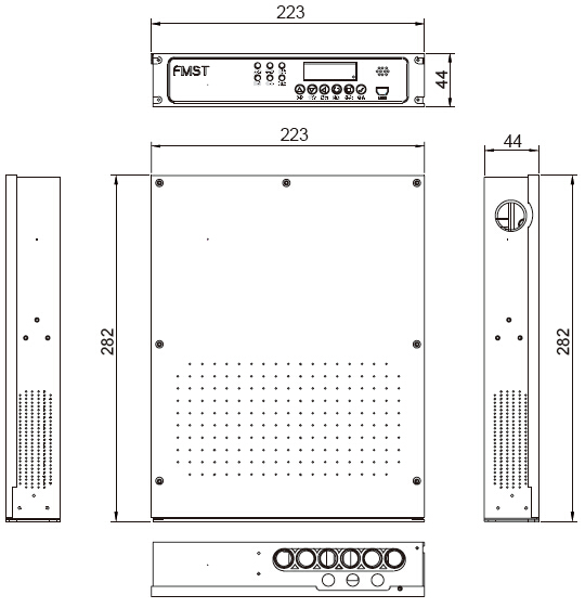 FMST-FXR-61R探測器尺寸