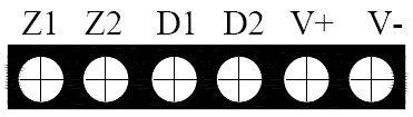 GST-BR001M點(diǎn)型可燃?xì)怏w探測(cè)器對(duì)外接線端子示意圖